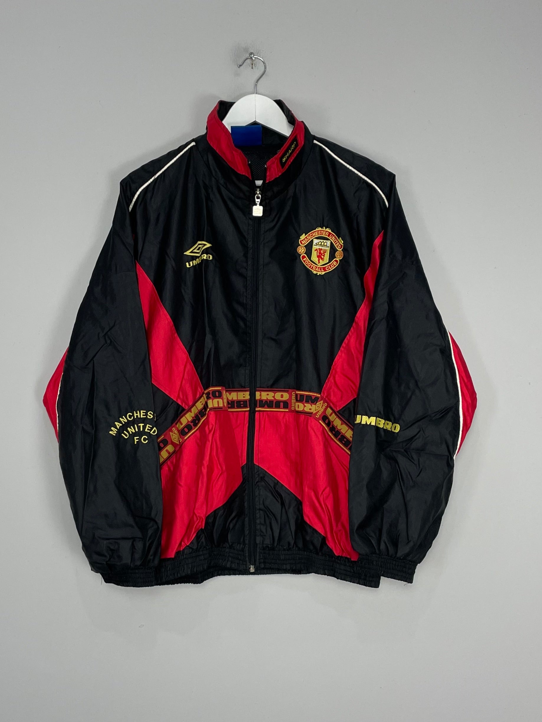 1996/97 MANCHESTER UNITED TRACK JACKET (M) UMBRO