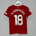 2021/22 MANCHESTER UNITED B.FERNANDES #8 HOME SHIRT (L.KIDS) ADIDAS