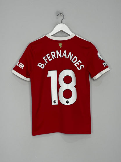 CULT KITS - 2021/22 MANCHESTER UNITED B.FERNANDES #18 HOME SHIRT (L ...