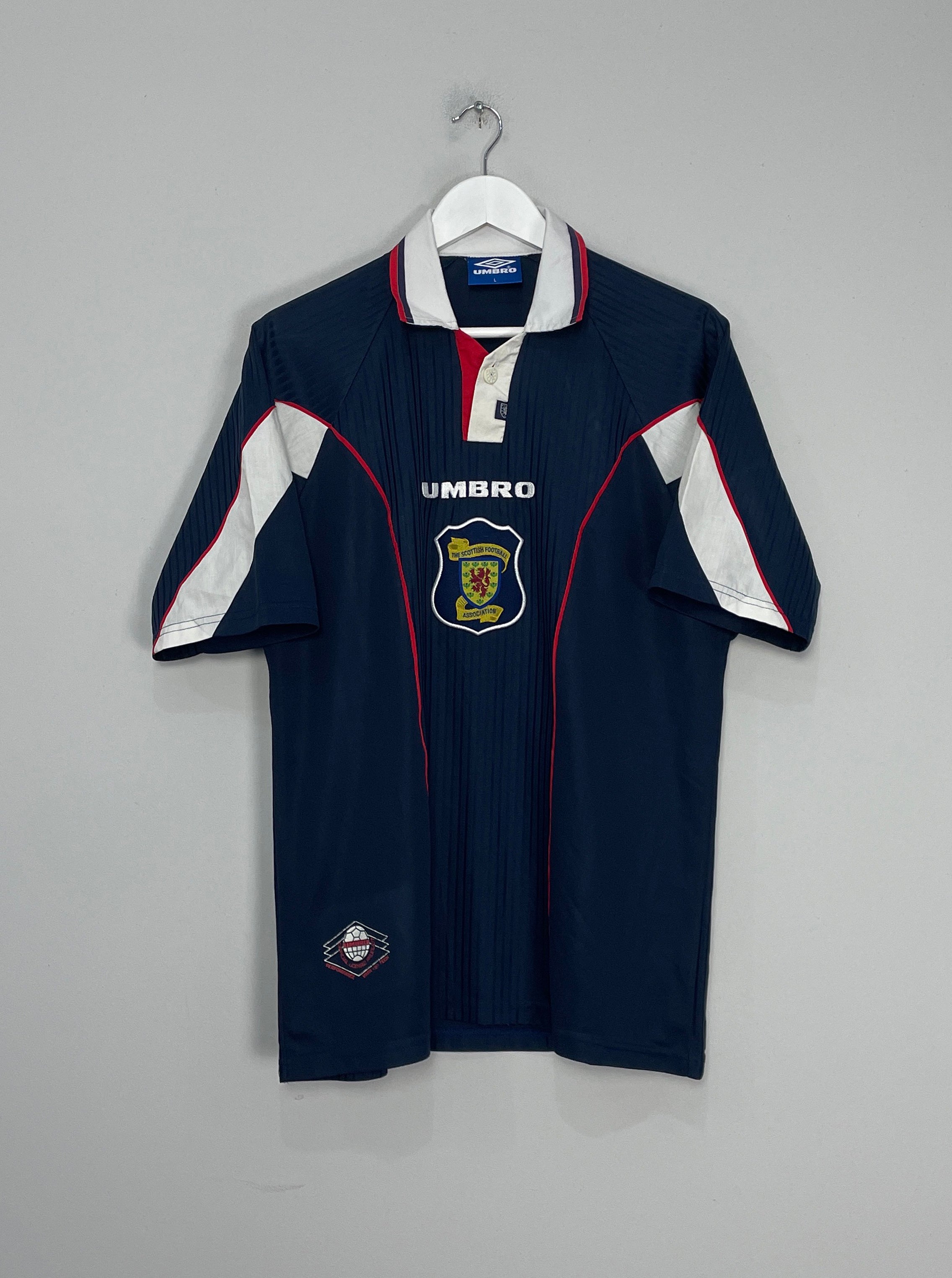 1996/98 SCOTLAND HOME SHIRT (L) UMBRO