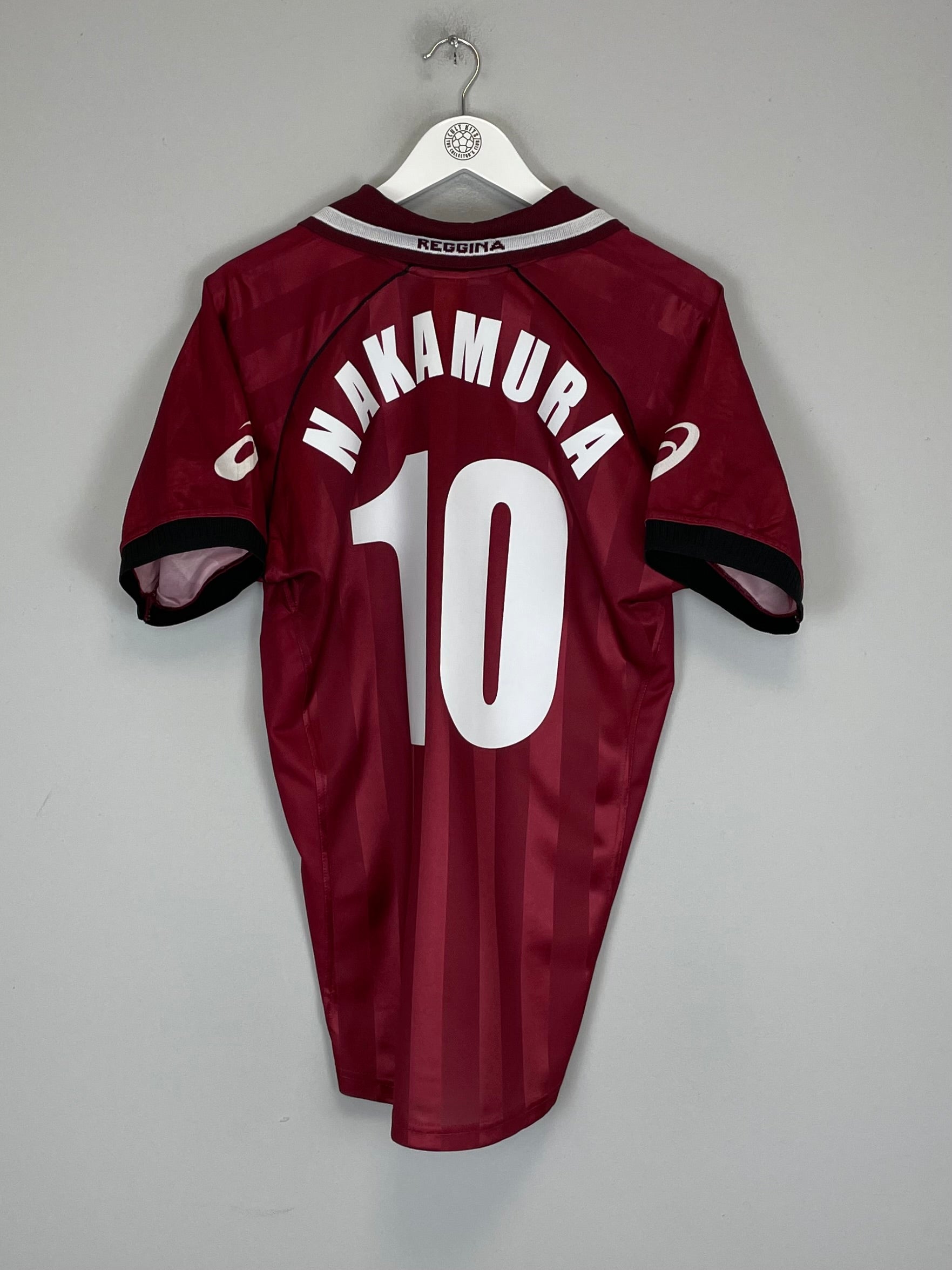 2002/03 REGGINA NAKAMURA #10 HOME SHIRT (M) ASICS