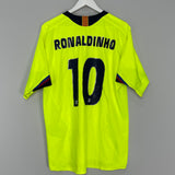 2006/07 BARCELONA RONALDINHO #10 AWAY SHIRT (L) NIKE