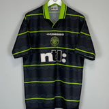 1999/00 CELTIC LARSSON #7 AWAY SHIRT (L) UMBRO