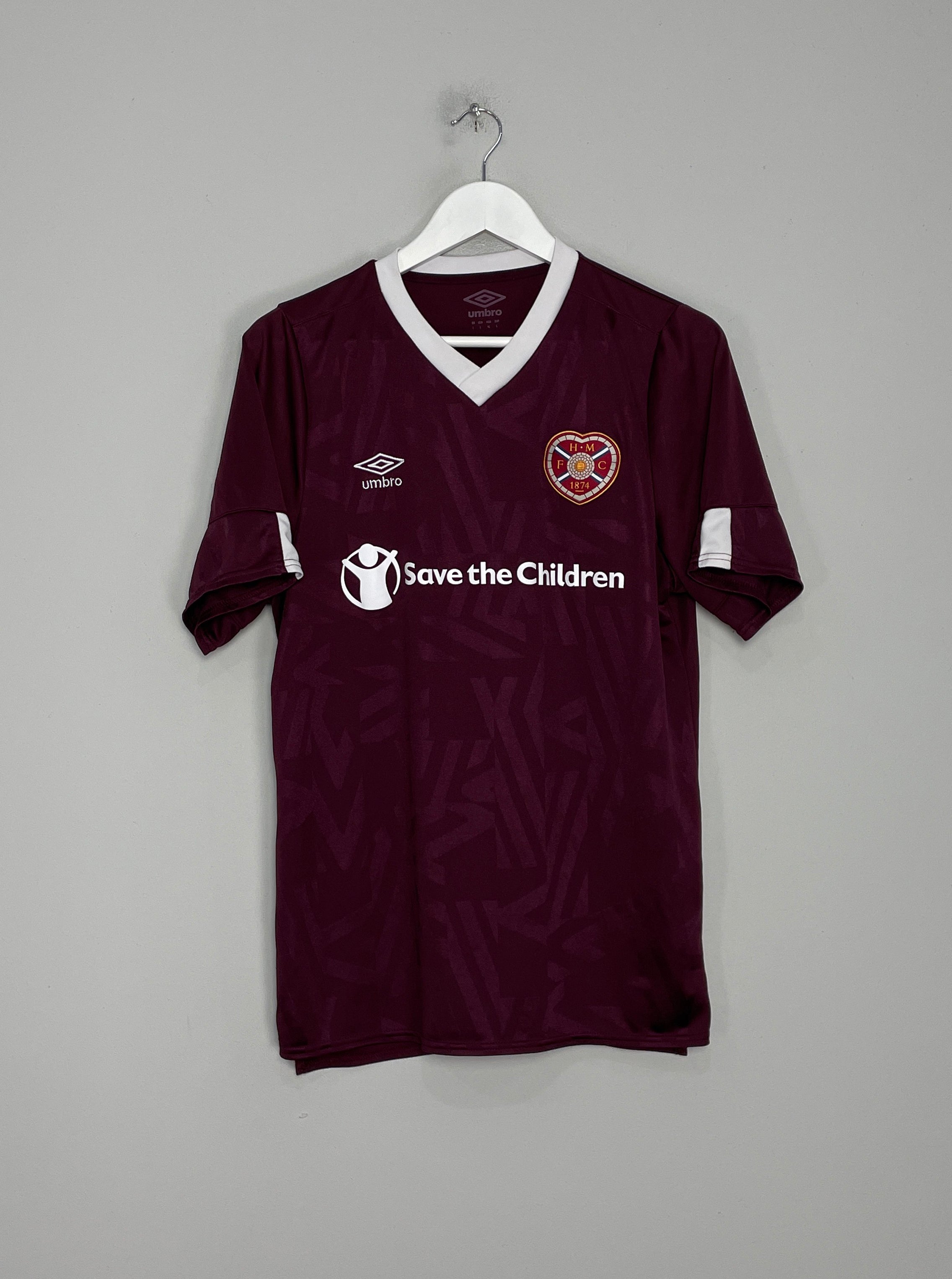 2019/20 HEARTS HOME SHIRT (L) UMBRO