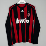 2008/09 AC MILAN GATTUSO #8 L/S HOME SHIRT (S) ADIDAS