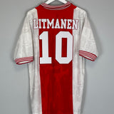 1996/97 AJAX LITMANEN #10 HOME SHIRT (XL) UMBRO