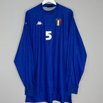 1998/99 ITALY #5 L/S HOME SHIRT (XXXL) KAPPA