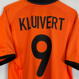 2000/02 NETHERLANDS KLUIVERT #9 HOME SHIRT (M) NIKE