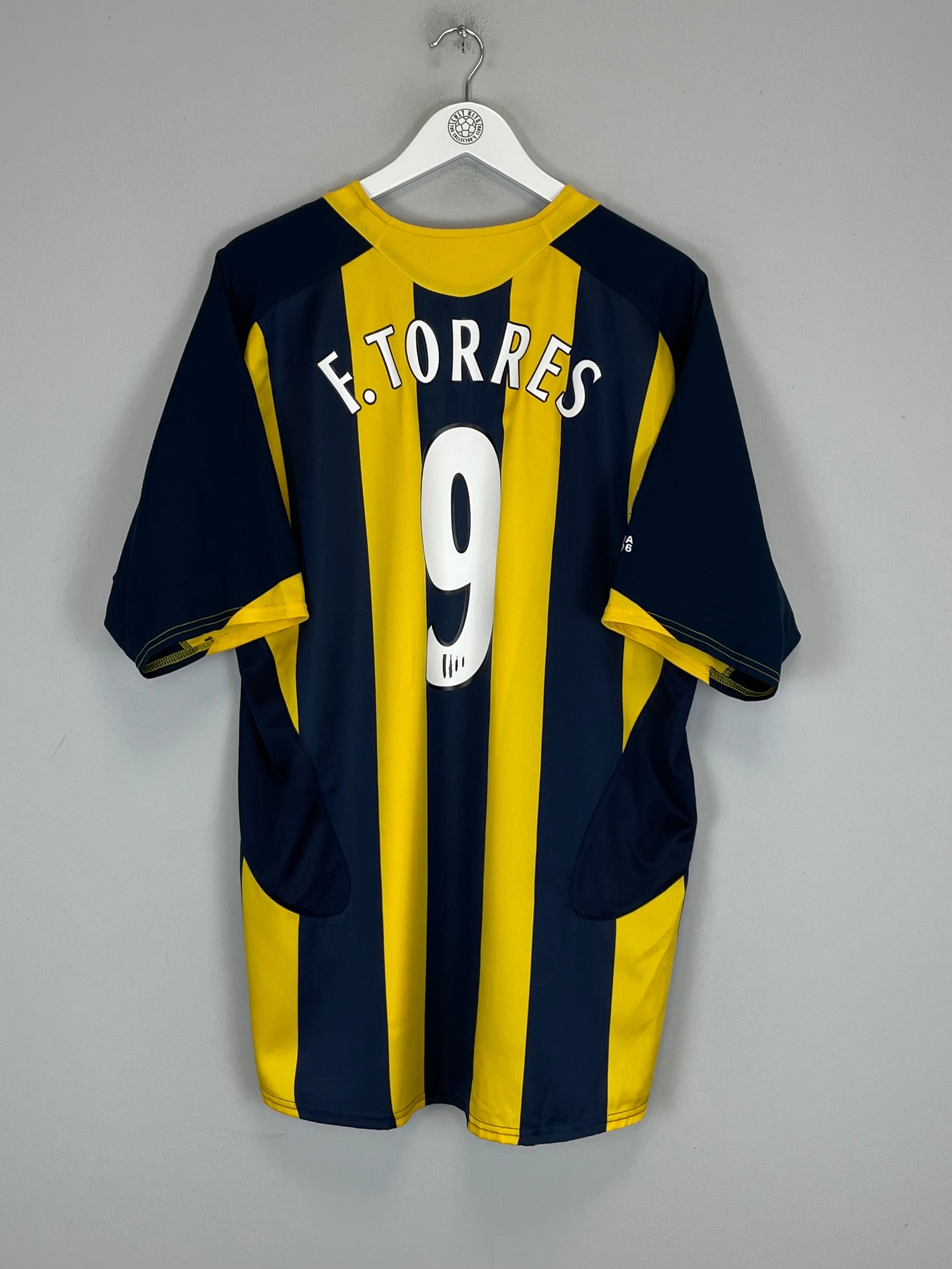 2005/06 ATLETICO MADRID F.TORRES #9 AWAY SHIRT (XL) NIKE