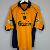 2000/02 LIVERPOOL HESKEY #8 AWAY SHIRT (L) REEBOK