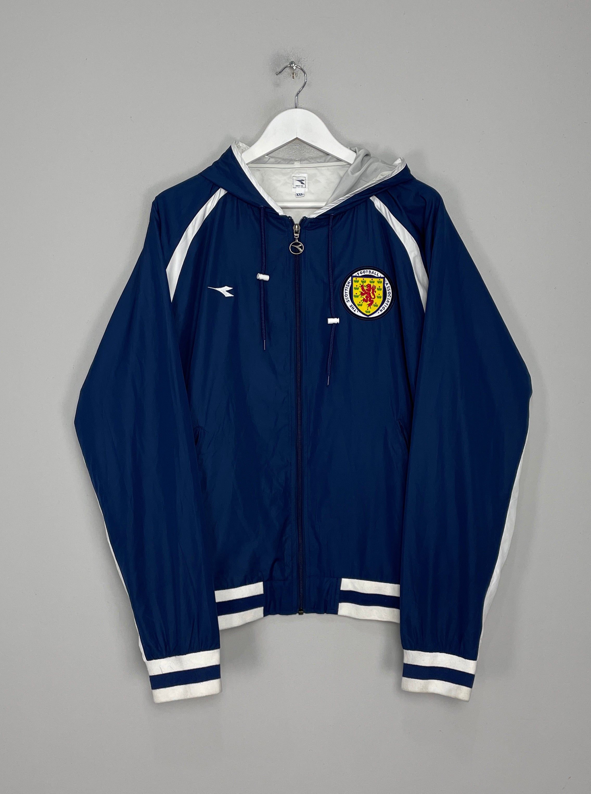 2003/04 SCOTLAND TRACK JACKET (XXL) DIADORA