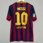 2013/14 BARCELONA MESSI #10 HOME SHIRT (M) NIKE