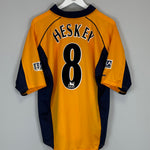 2000/02 LIVERPOOL HESKEY #8 AWAY SHIRT (L) REEBOK