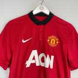 2013/14 MANCHESTER UNITED V.PERSIE #20 HOME SHIRT (M) NIKE