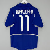 2002/04 BRAZIL RONALDINHO #11 AWAY SHIRT (S) NIKE