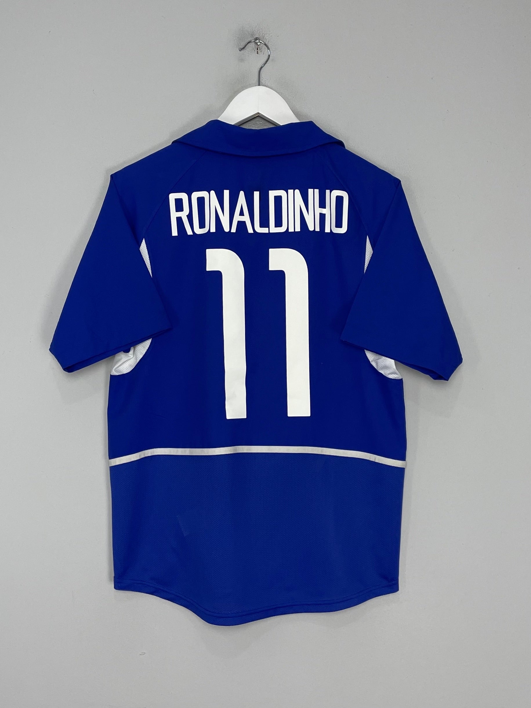 2002/04 BRAZIL RONALDINHO #11 AWAY SHIRT (S) NIKE