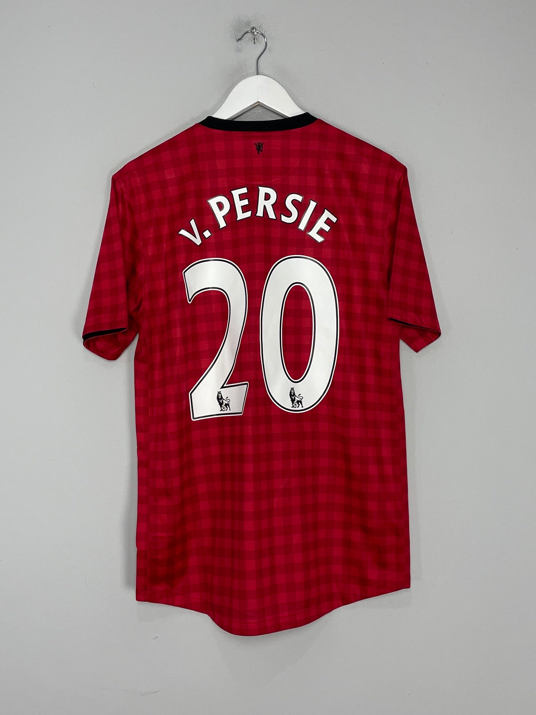 2012/13 MANCHESTER UNITED V.PERSIE #20 HOME SHIRT (M) NIKE