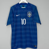 2014/15 BRAZIL NEYMAR #10 AWAY SHIRT (L) NIKE