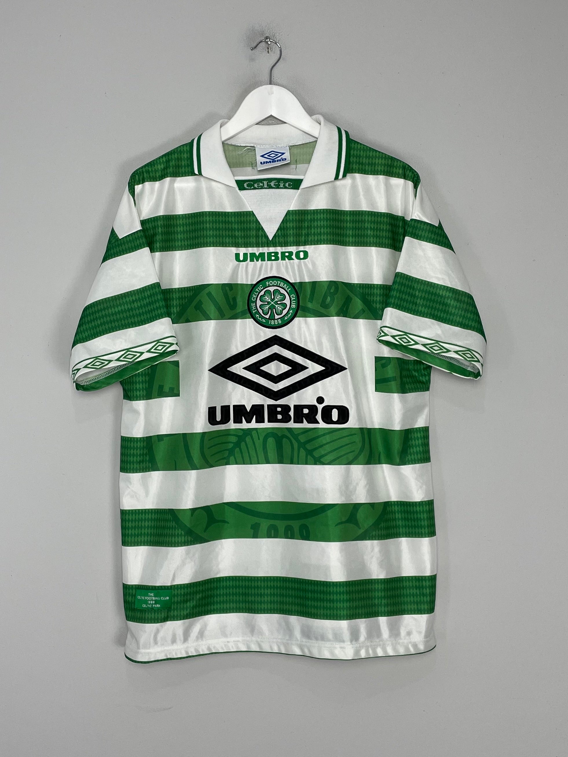 1997/99 CELTIC HOME SHIRT (L) UMBRO