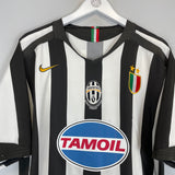 2005/06 JUVENTUS DEL PIERO #10 HOME SHIRT (XL) NIKE