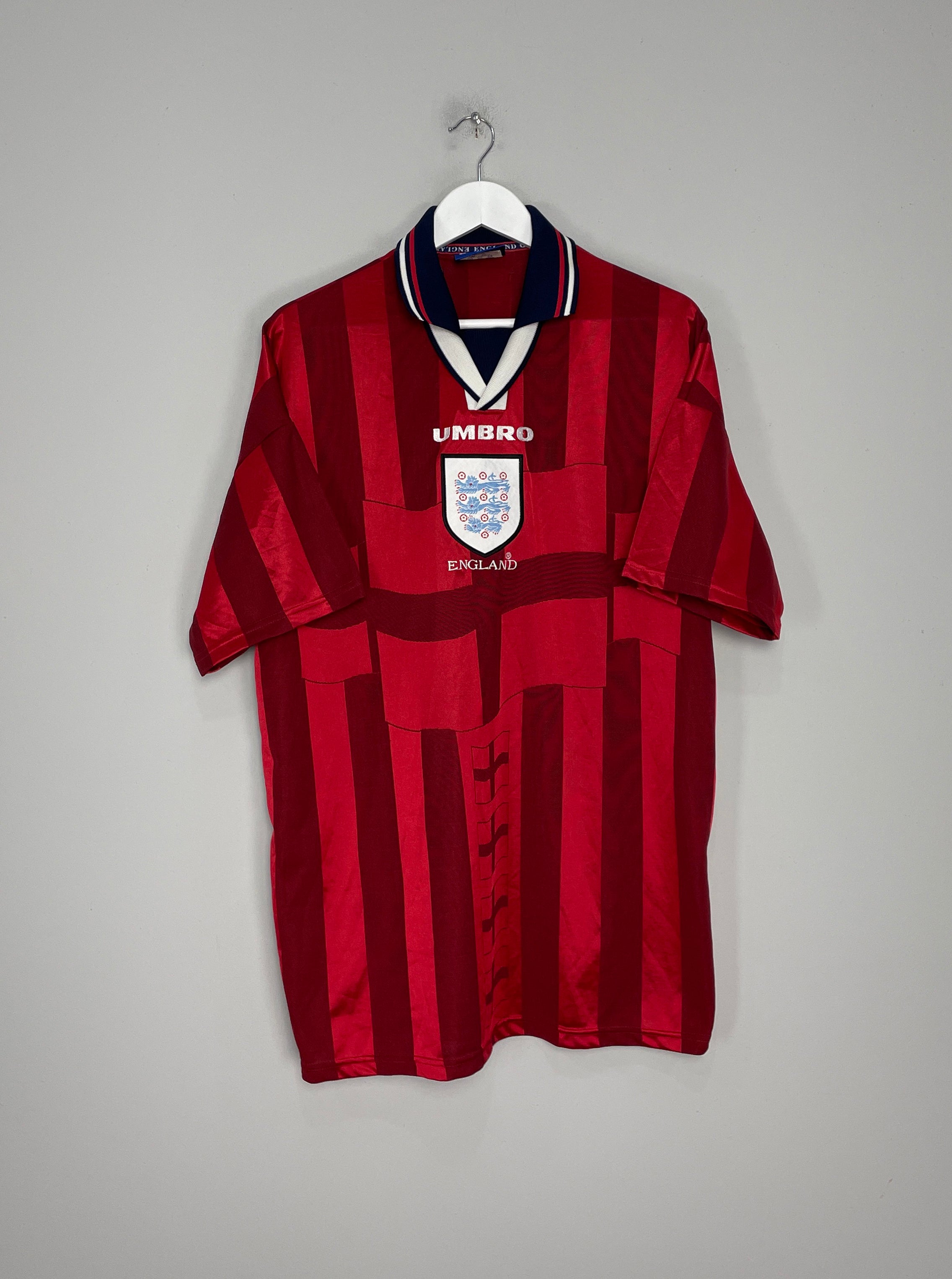 1997/99 ENGLAND AWAY SHIRT (XL) UMBRO