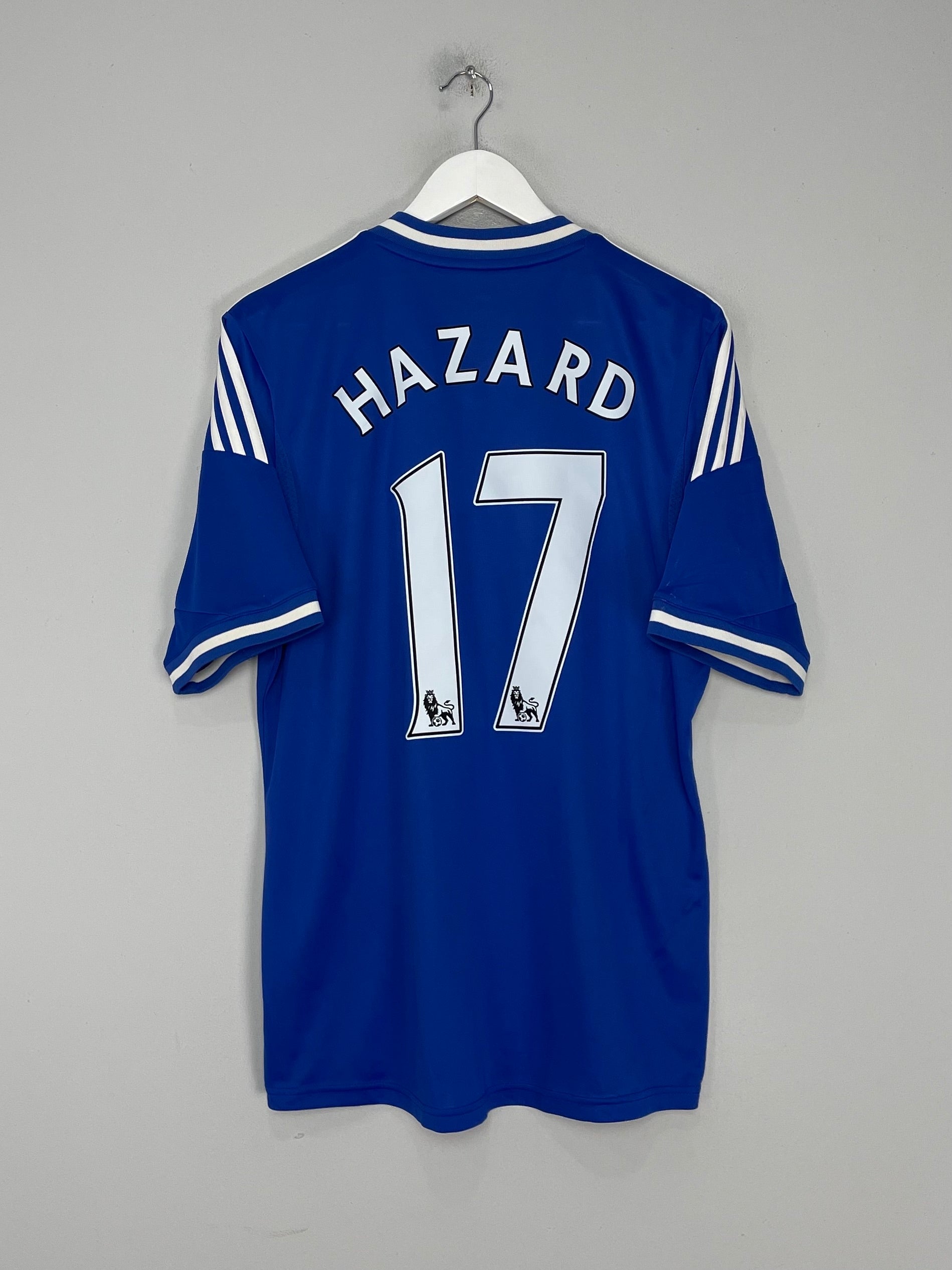 2013/14 CHELSEA HAZARD #17 HOME SHIRT (L) ADIDAS