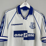 1998/99 EVERTON MATERAZZI #15 AWAY SHIRT (L) UMBRO