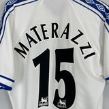 1998/99 EVERTON MATERAZZI #15 AWAY SHIRT (L) UMBRO