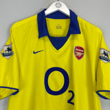 2002/04 ARSENAL VIEIRA #4 AWAY SHIRT (L) NIKE