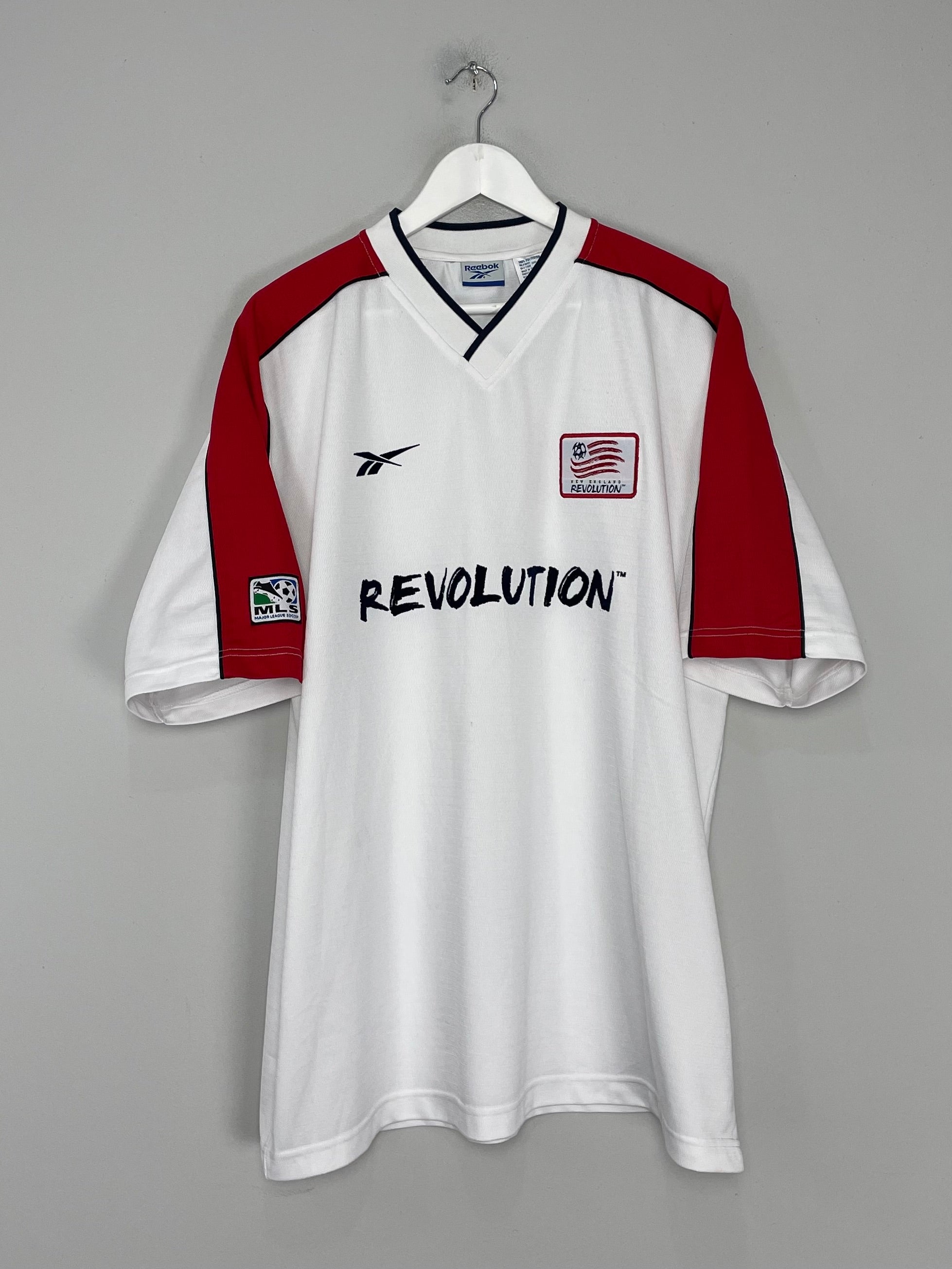 1999 NEW ENGLAND REVOLUTION AWAY SHIRT (XL) REEBOK