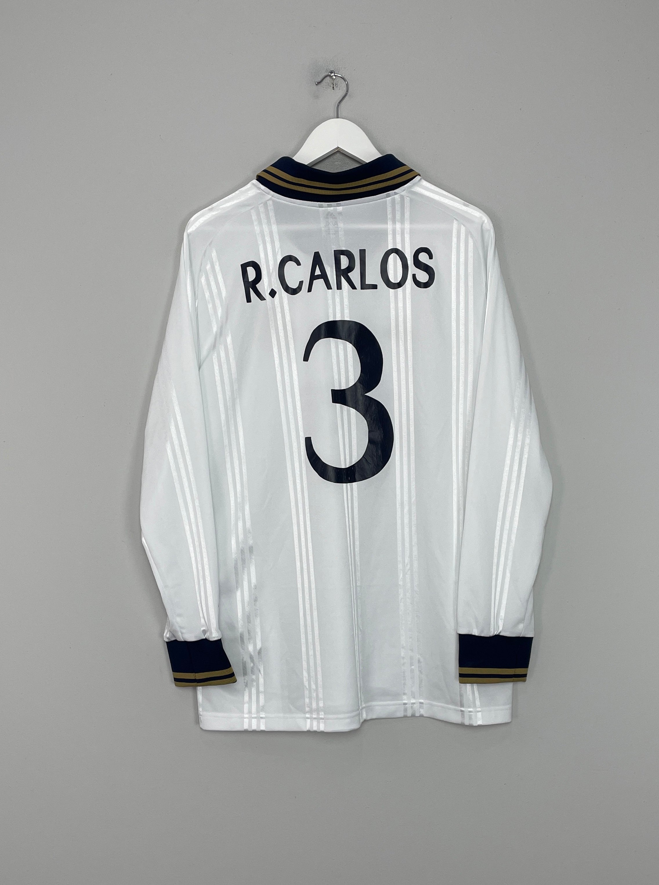 2019/20 REAL MADRID R.CARLOS #3 L/S ICONS SHIRT (XL) ADIDAS