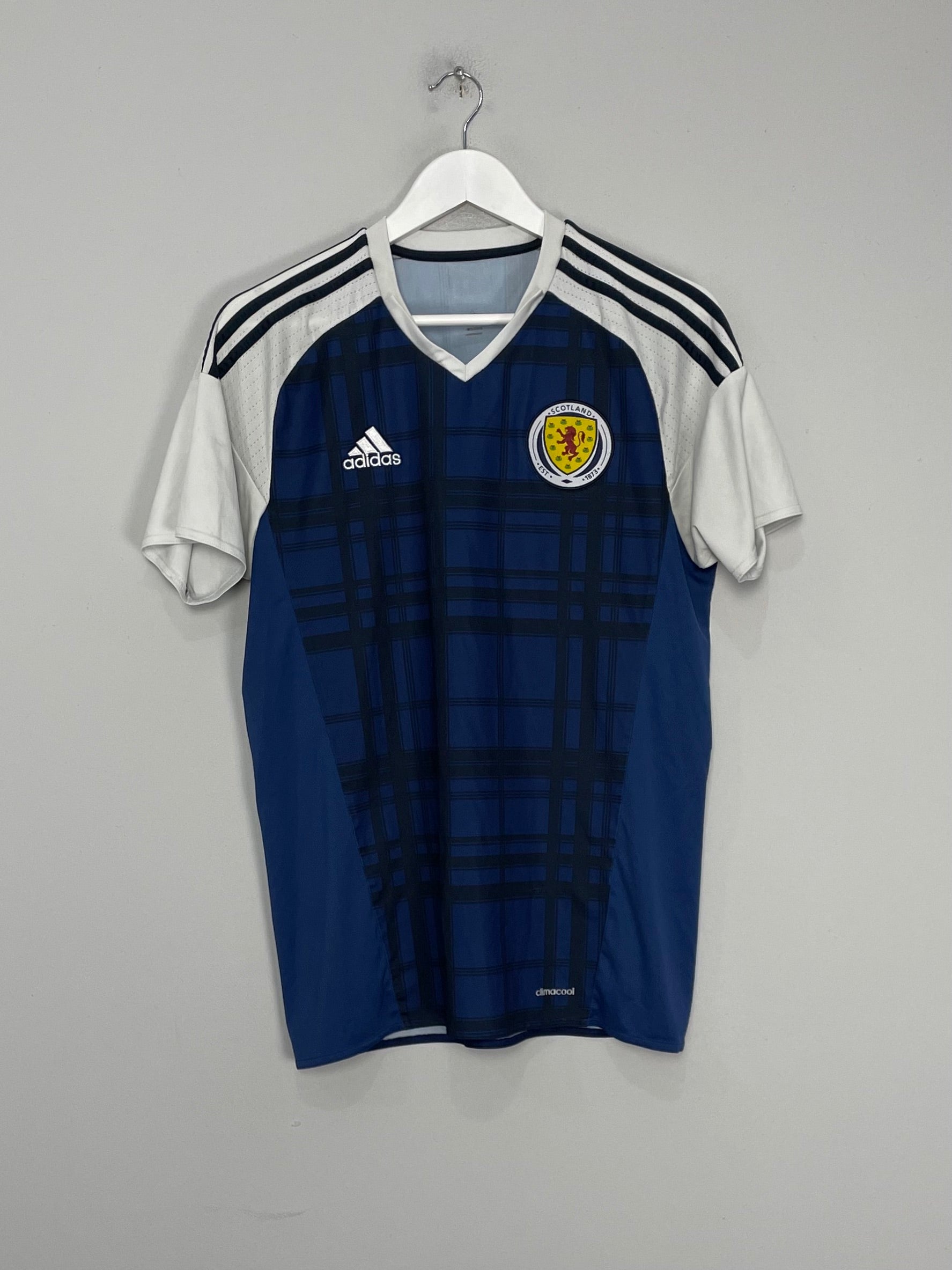 2016/17 SCOTLAND HOME SHIRT (M) ADIDAS