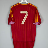 2006/08 SPAIN #7 HOME SHIRT (M) ADIDAS