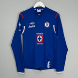 2011/12 CRUZ AZUL L/S HOME SHIRT (S) UMBRO