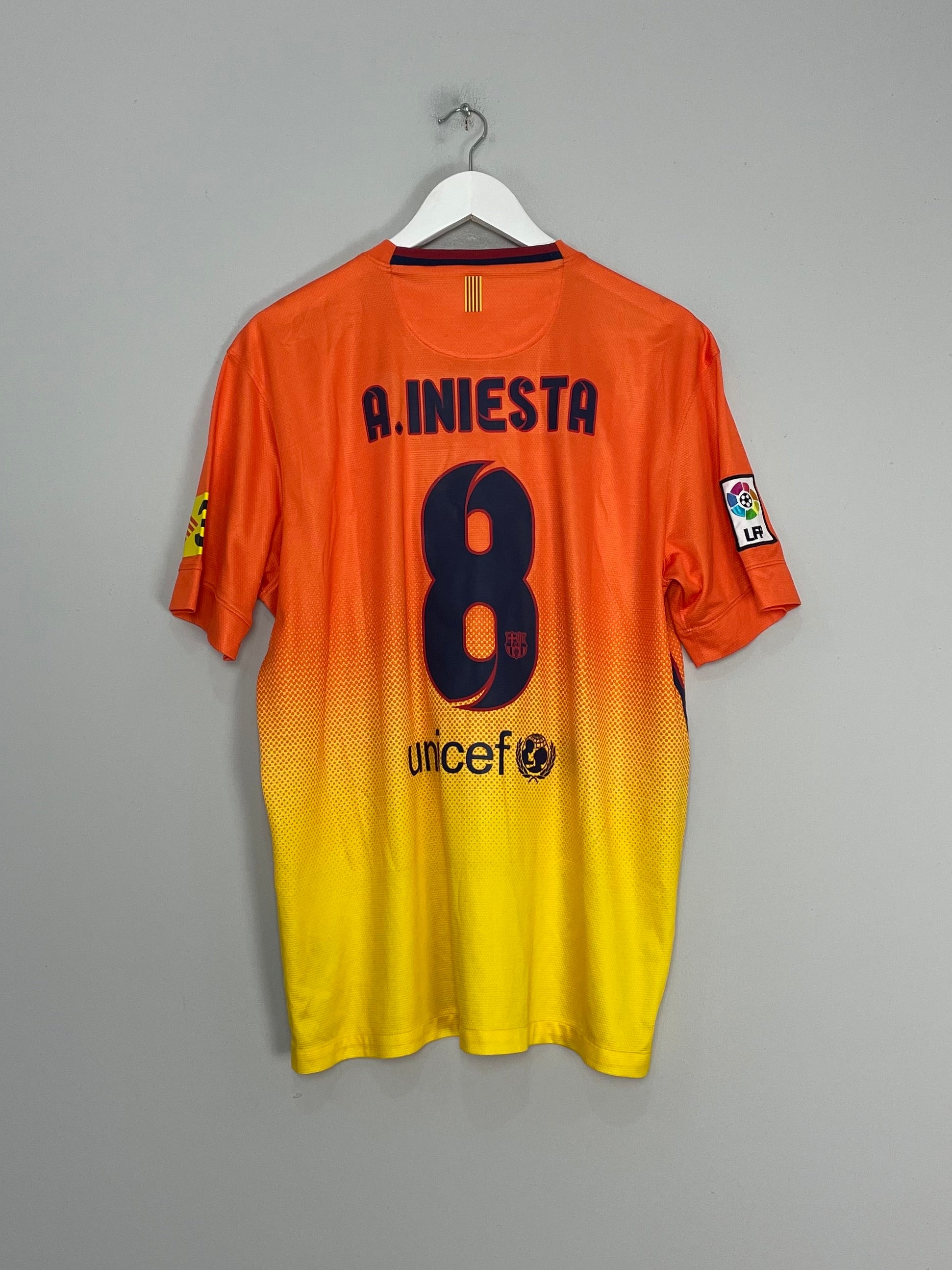 2012/13 BARCELONA A.INIESTA #8 AWAY SHIRT (L) NIKE