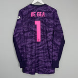 2019/20 MANCHESTER UNITED DE GEA #1 *PLAYER ISSUE* GK SHIRT (M) ADIDAS