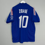 2002/04 FRANCE ZIDANE #10 HOME SHIRT (L) ADIDAS