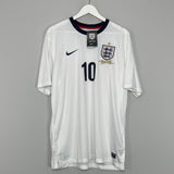 2013 ENGLAND ROONEY #10 *BNWT* 125 YEARS HOME SHIRT (XL) NIKE