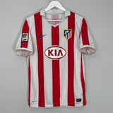 2010/11 ATLETICO MADRID KUN AGUERO #10 HOME SHIRT (M) NIKE