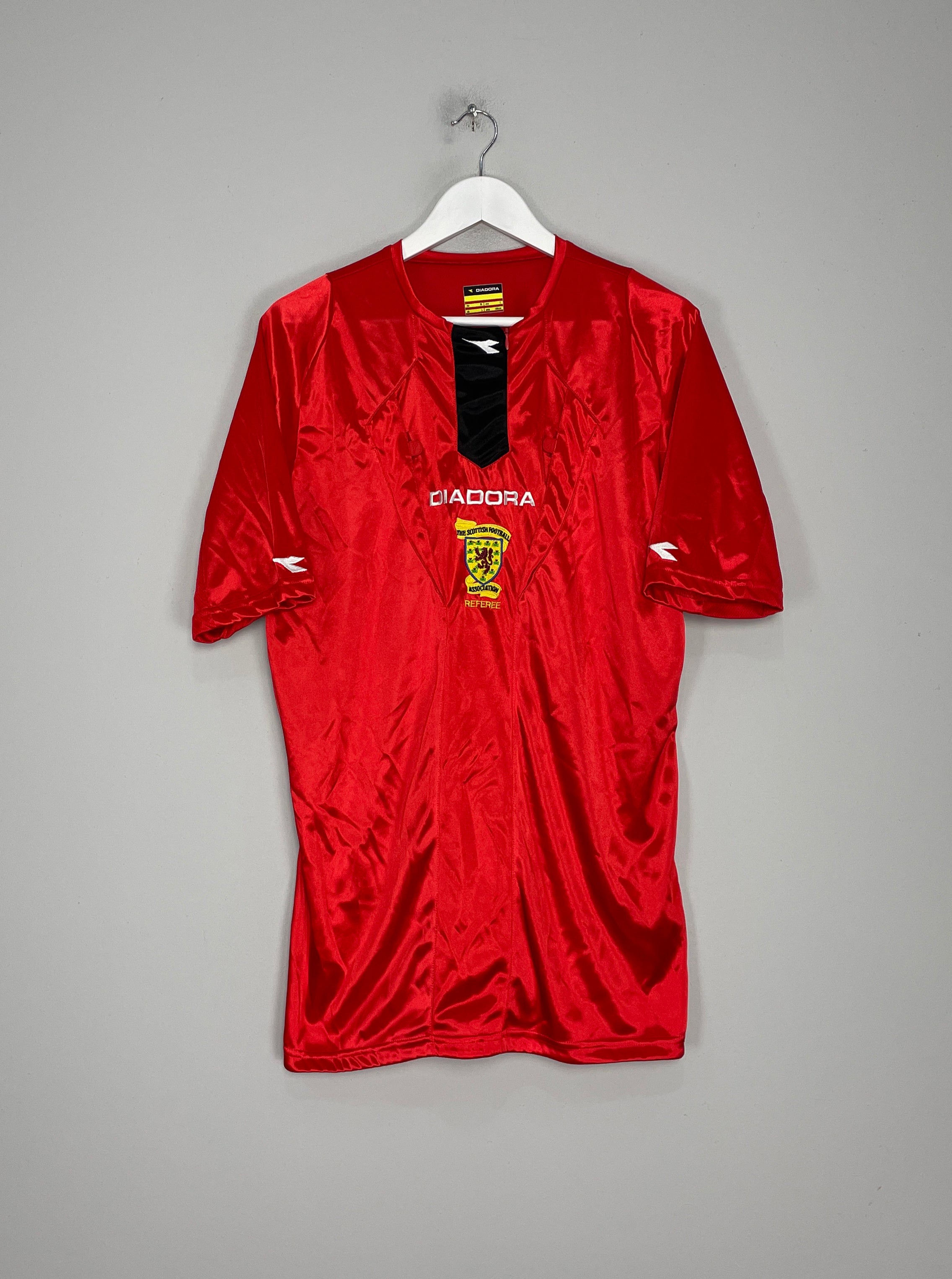 2005/06 SCOTLAND REFEREE SHIRT (L) DIADORA