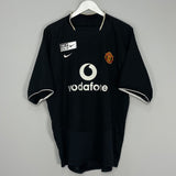 2003/05 MANCHESTER UNITED RONALDO #7 *STAND UP TO RACISM* AWAY SHIRT (M) NIKE