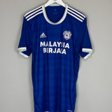 2020/21 CARDIFF CITY HOME SHIRT (L) ADIDAS