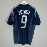 2002/04 ARGENTINA BATISTUTA #9 AWAY SHIRT (L) ADIDAS