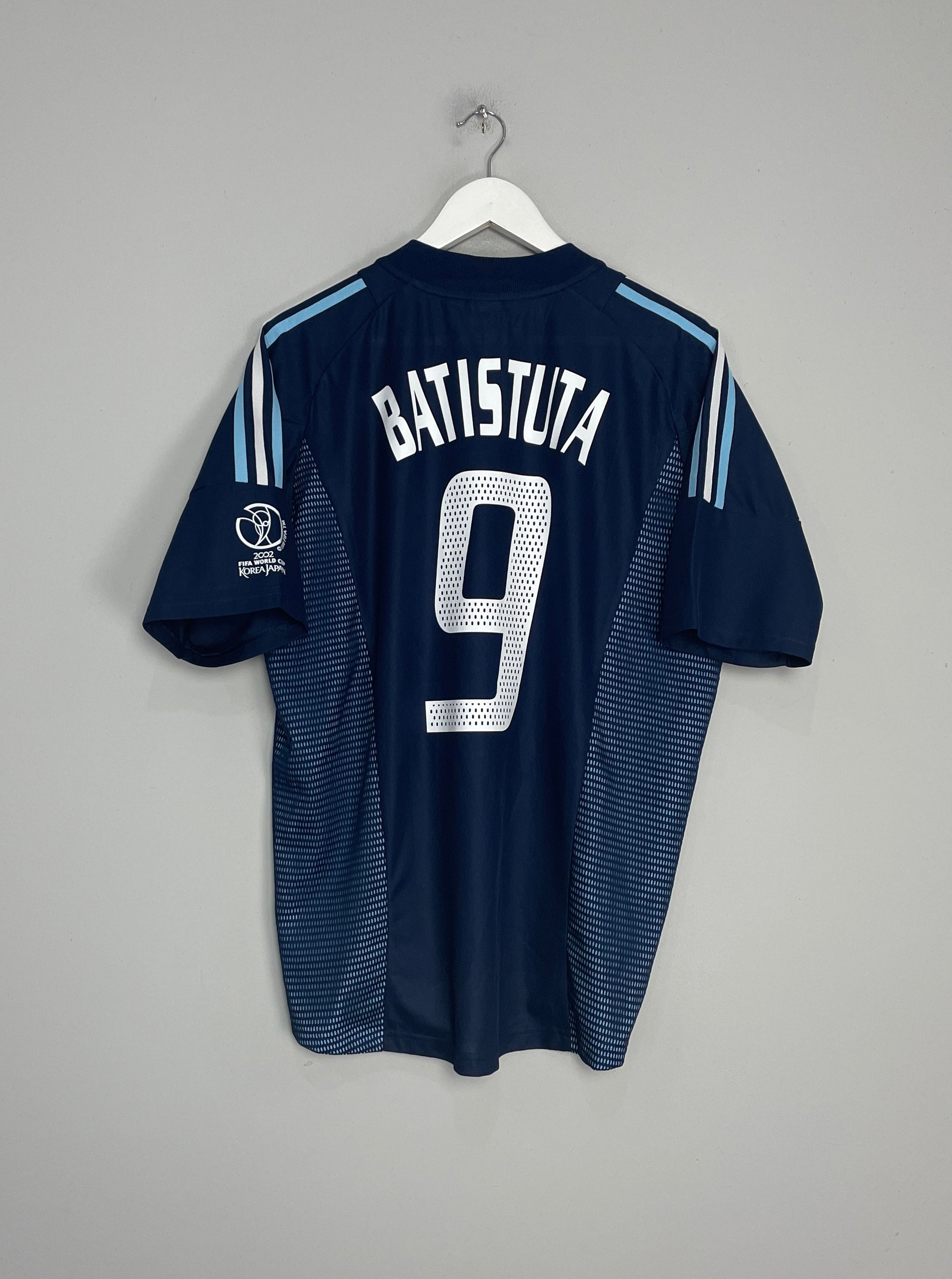 2002/04 ARGENTINA BATISTUTA #9 AWAY SHIRT (L) ADIDAS