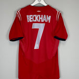 2004/06 ENGLAND BECKHAM #7 AWAY SHIRT (M) UMBRO