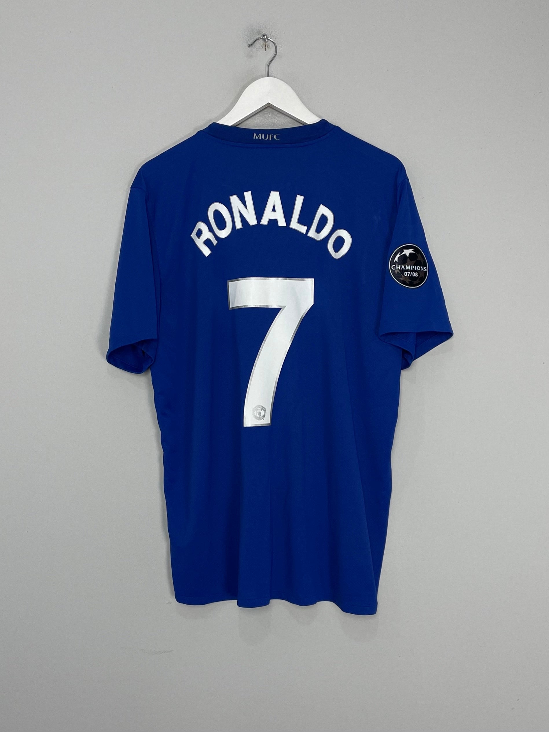 2008/09 MANCHESTER UNITED RONALDO #7 THIRD SHIRT (XL) NIKE