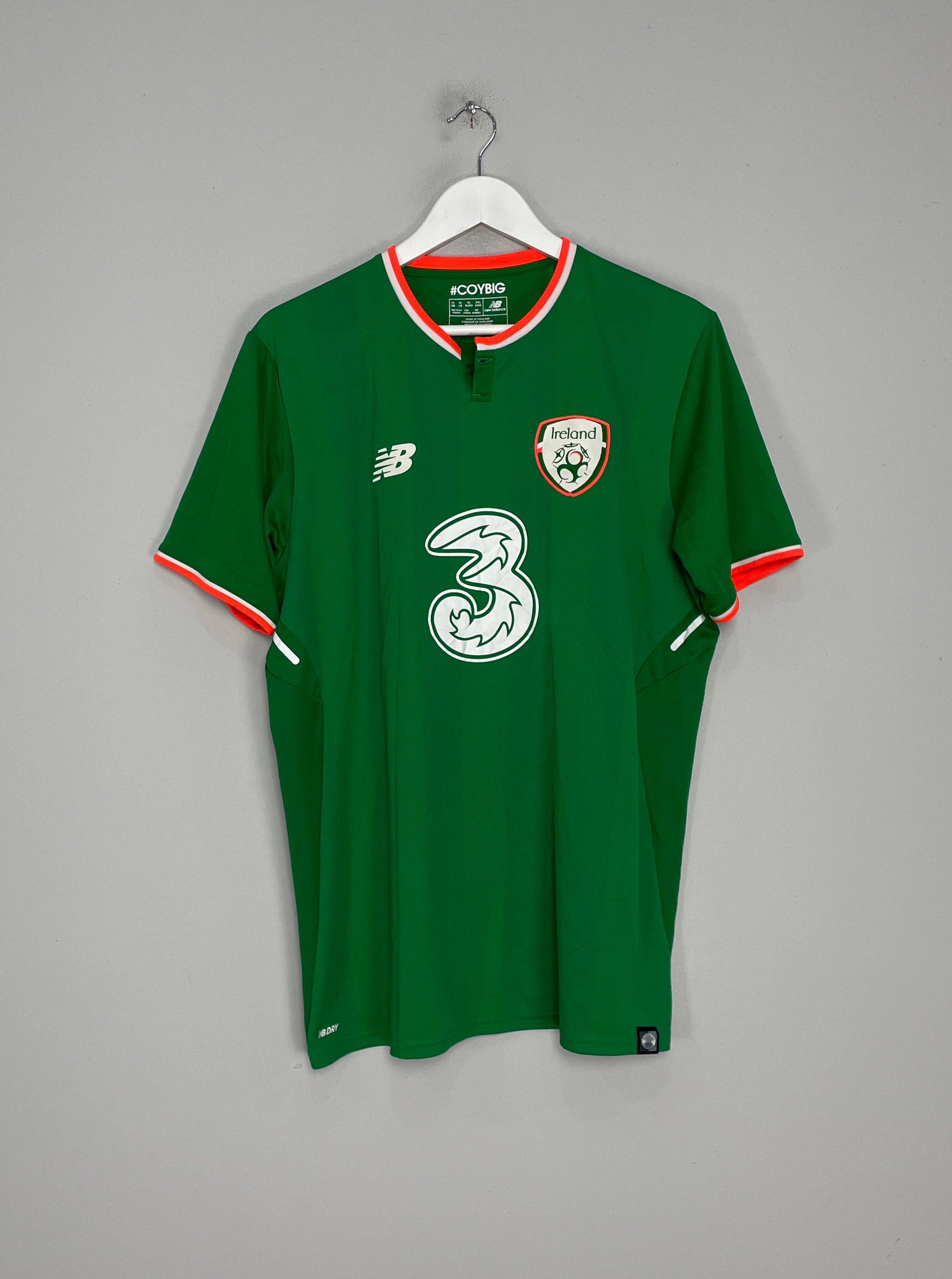 2017/18 IRELAND HOME SHIRT (XL) NEW BALANCE