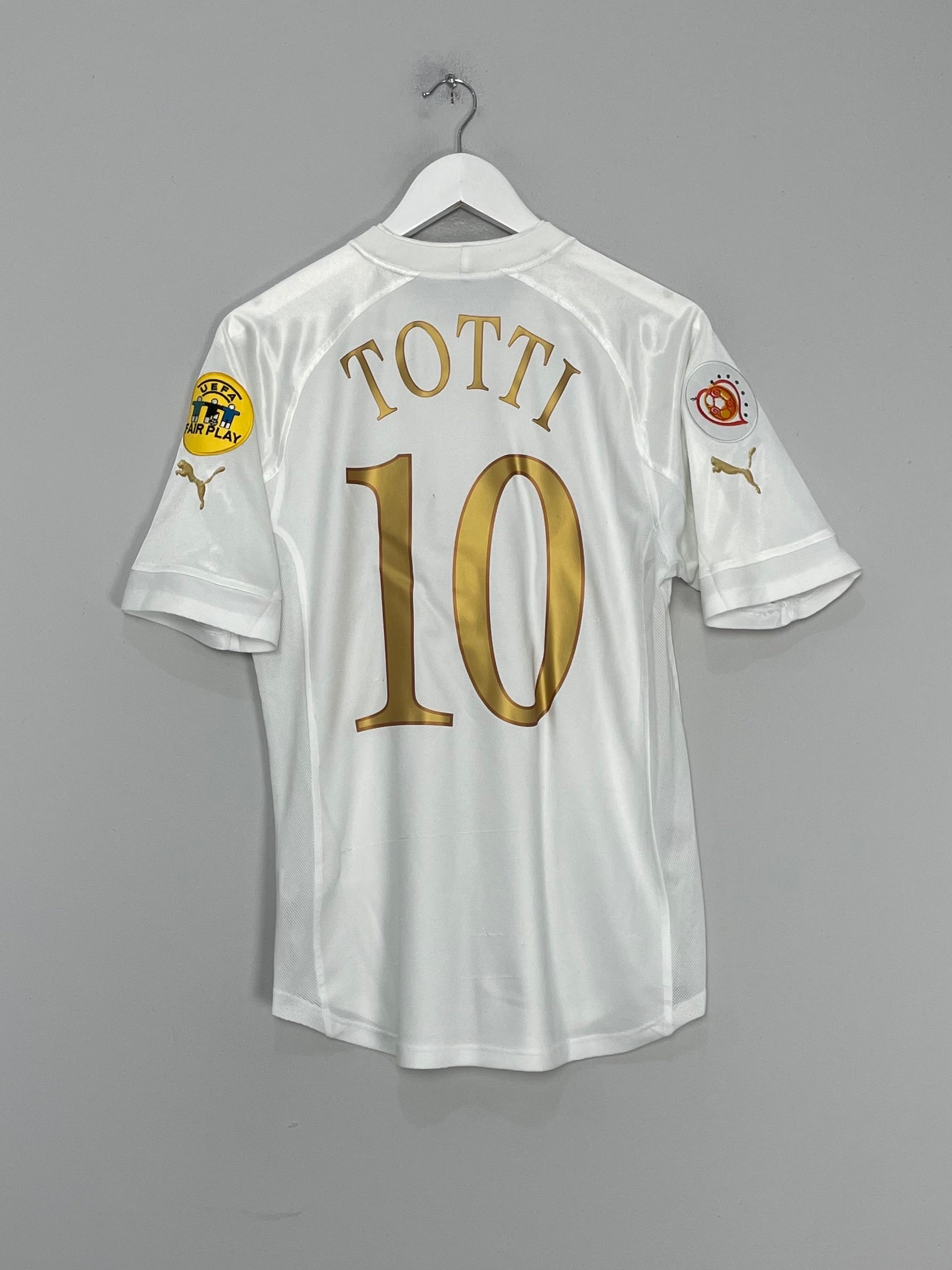 2004/06 ITALY TOTTI #10 AWAY SHIRT (S) PUMA