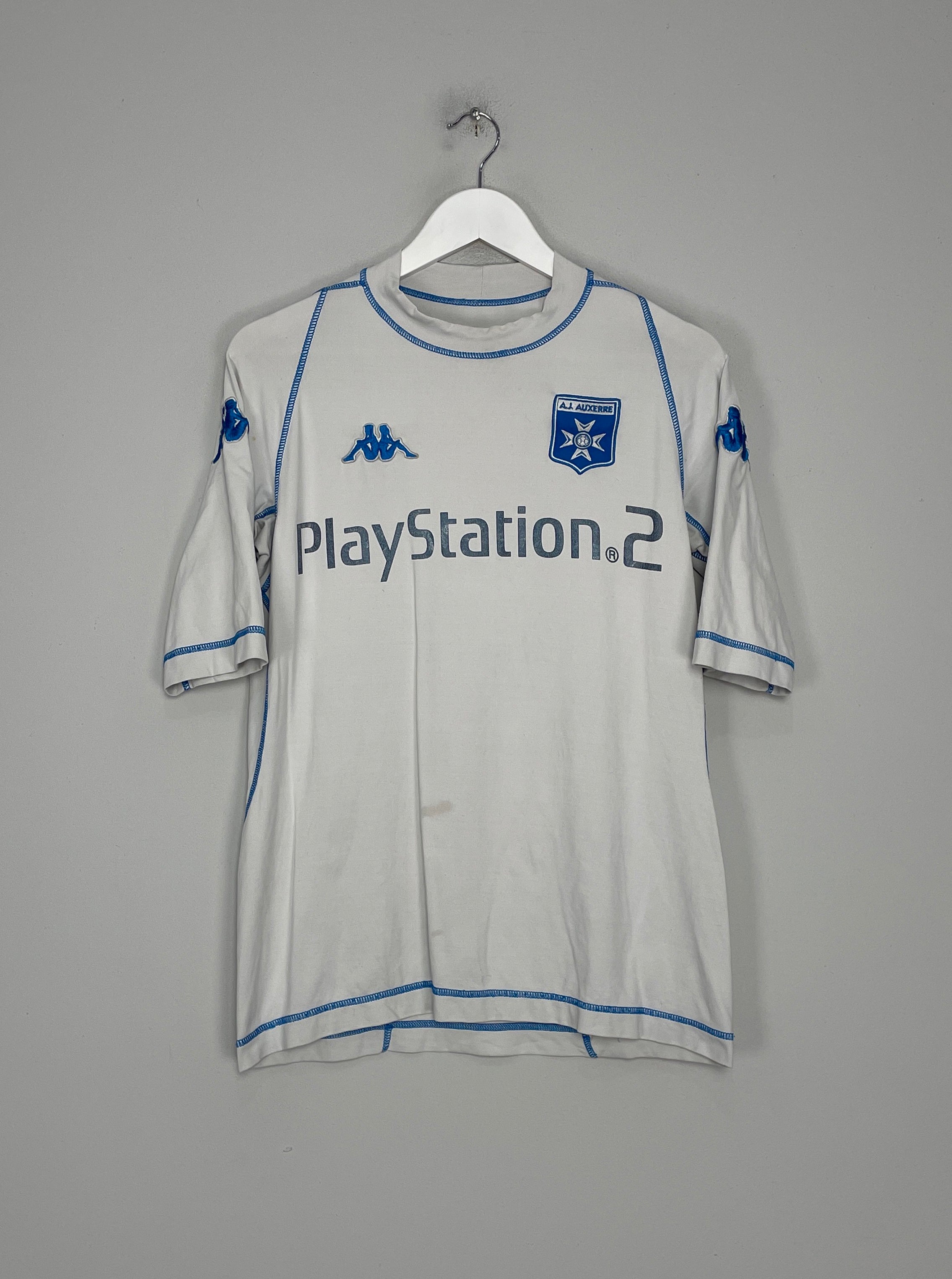 2003/04 AUXERRE AWAY SHIRT (L) KAPPA