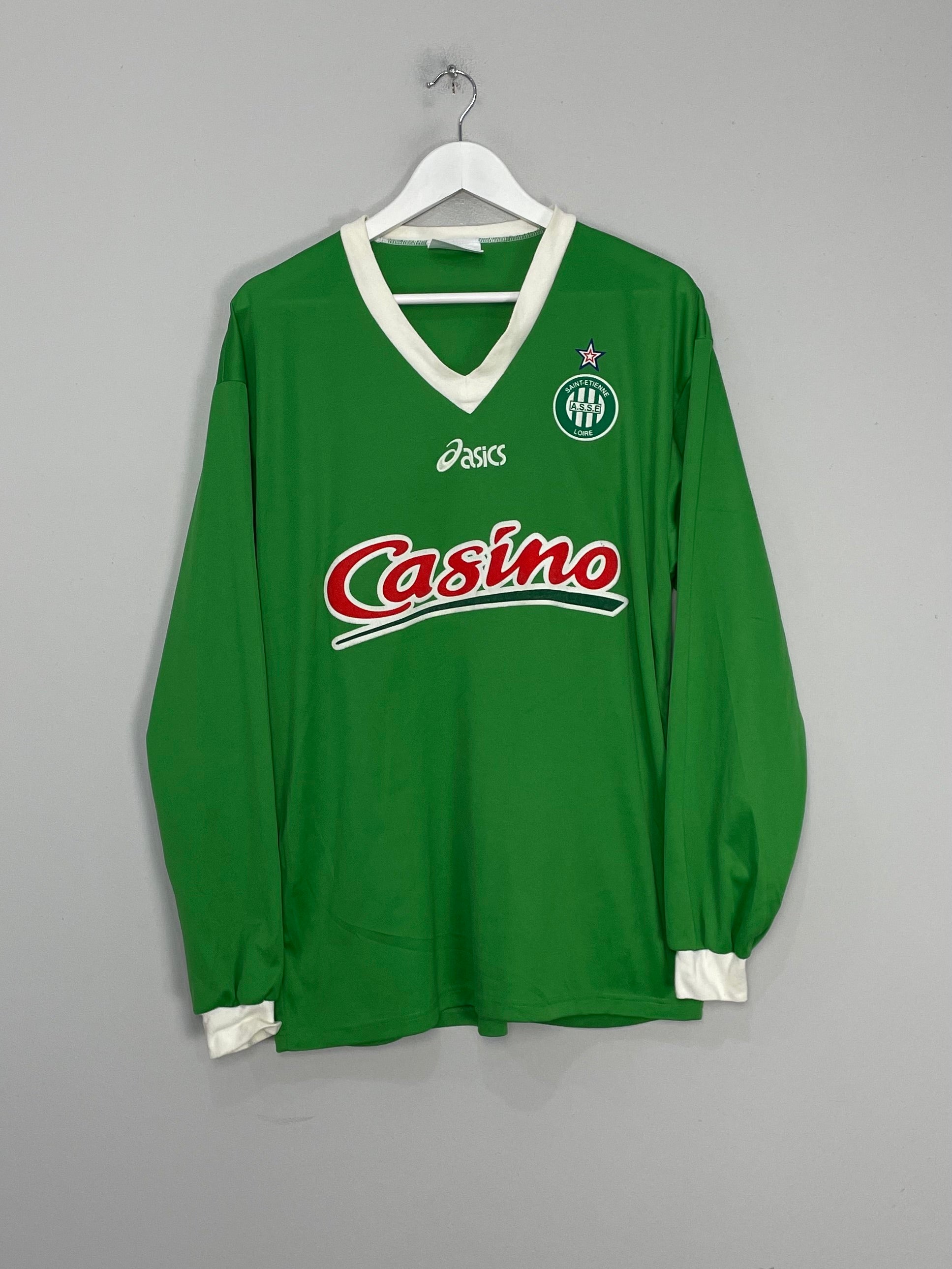 1998/99 SAINT ETIENNE L/S HOME SHIRT (XL) ASICS